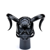 Cecilio Leather Designs Devil Woman Mask - Black