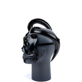 Cecilio Leather Designs Devil Woman Mask - Black