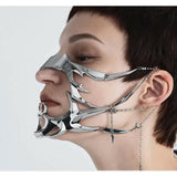 Cyber Punk Metal Mask
