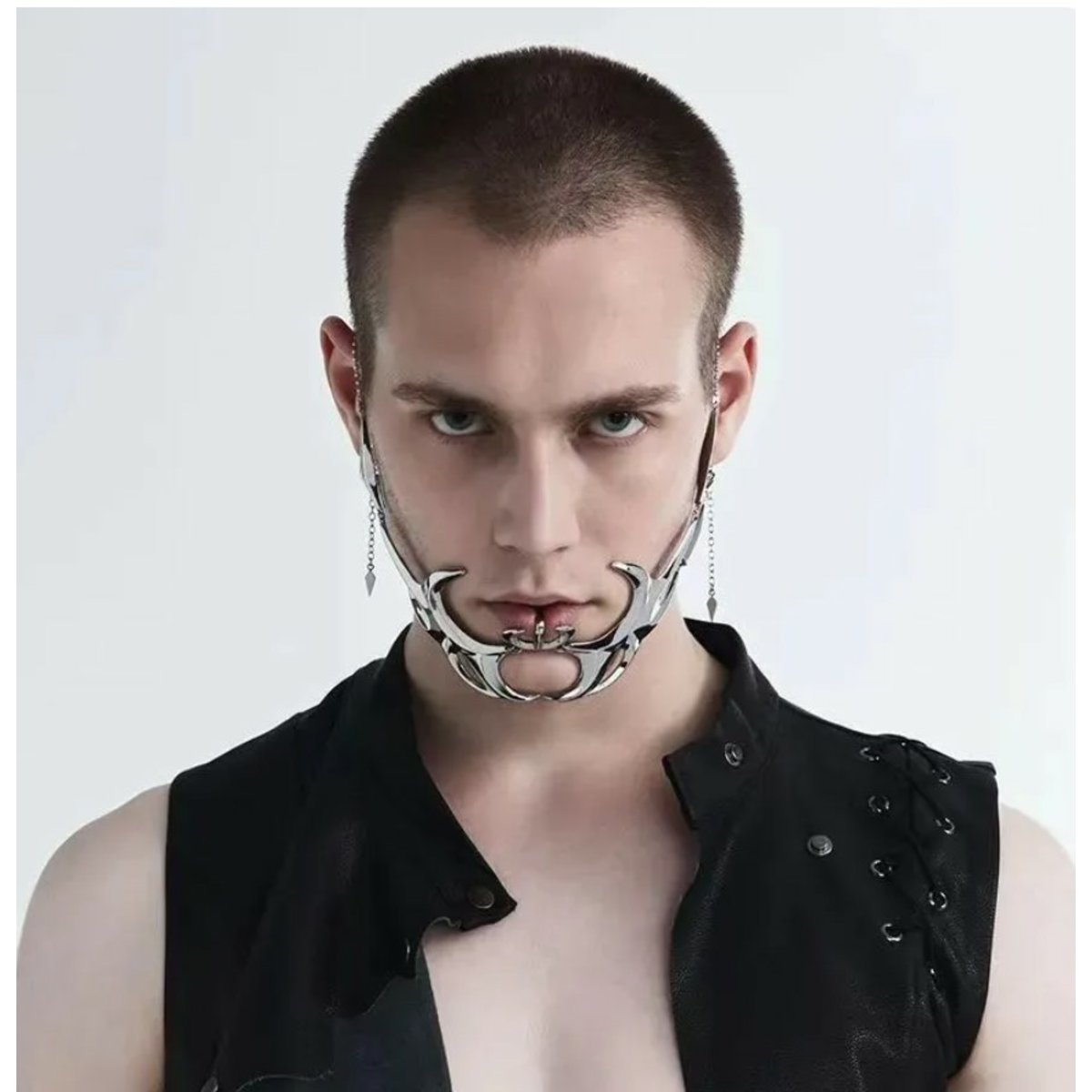 Cyber Punk Metal Mask
