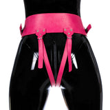 De Luxe Dildo Pink Harness