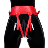 De Luxe Dildo Red Harness