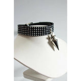 Choker-Diamante And Spike Drop