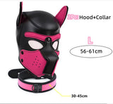 Puppy Hood & Collar Pink