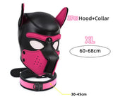 Puppy Hood & Collar Pink
