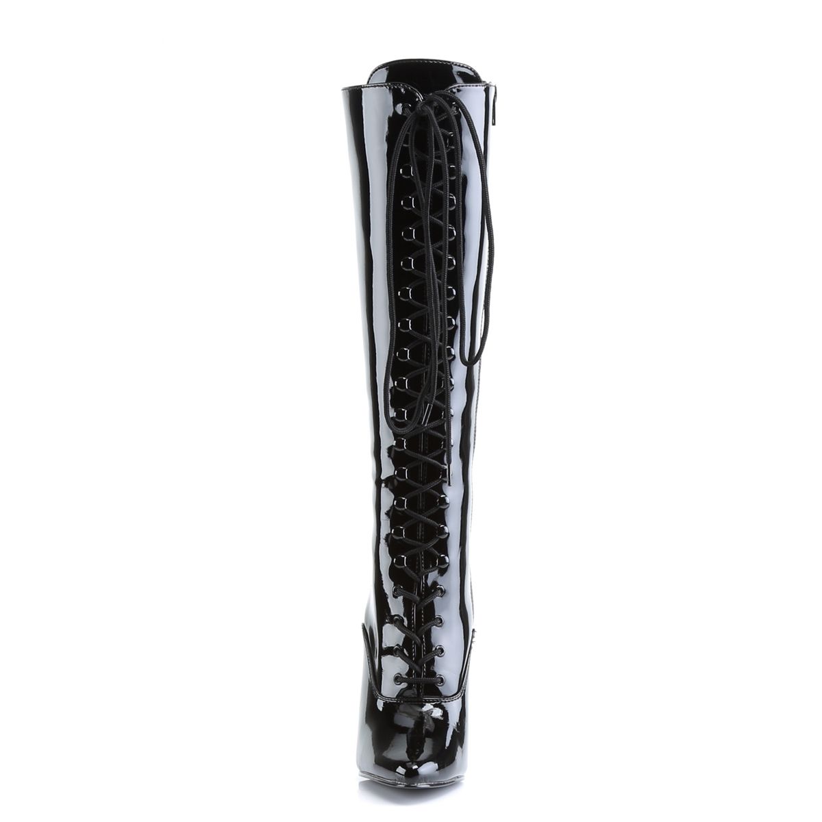 Domina-2020 Classic Knee High Lace-Up Black-Uk
