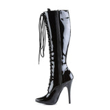 Domina-2020 Classic Knee High Lace-Up Black-Uk
