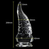 Tentacle Clear Butt Plug