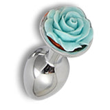 Flirt Rose Metal Plug Blue