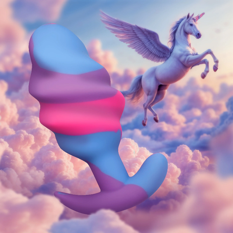 Creature Cocks Swirl Silicone Butt-Plug