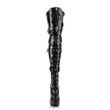 Electra-3028 Thigh-High Boot With Triple Buckle Strap