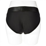 Em.Ex Active Harness Wear-Silhouette Crotchless-Black-X