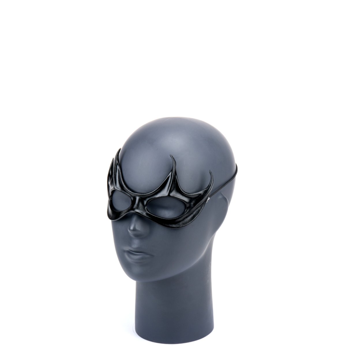 Cecilio Leather Designs  Evil Intentions Mask - Black