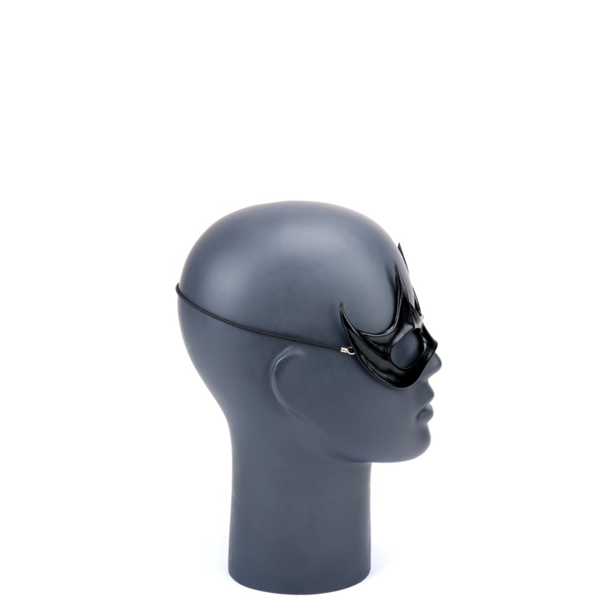 Cecilio Leather Designs  Evil Intentions Mask - Black