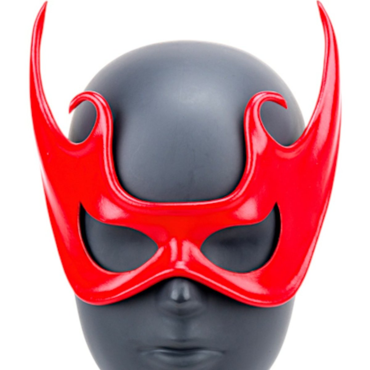 Cecilio Leather Designs  Fantasy Bat Mask - Red