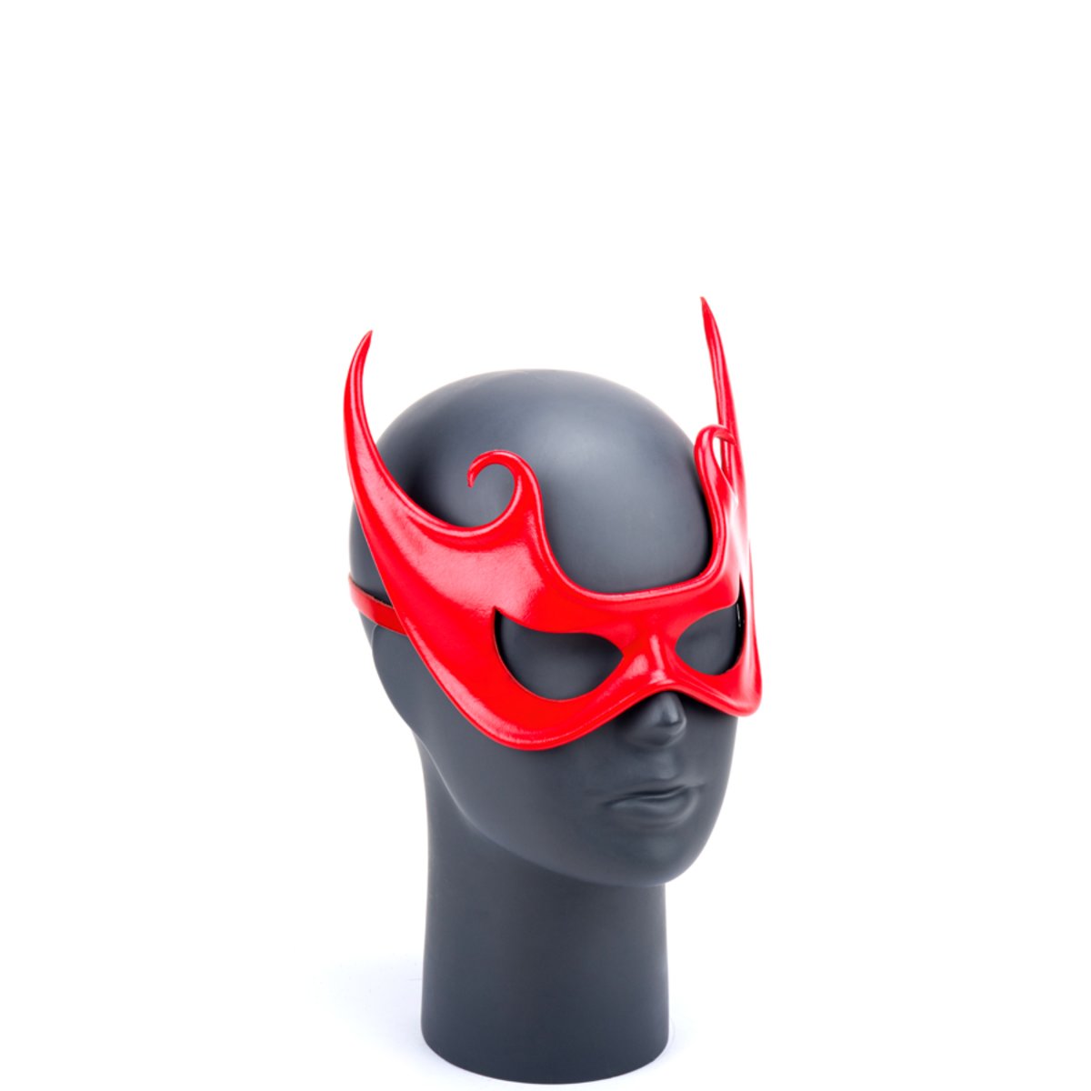 Cecilio Leather Designs  Fantasy Bat Mask - Red