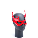 Cecilio Leather Designs  Fantasy Bat Mask - Red
