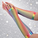 Fantasy Fishnet Elbow Length Glove