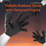 Oxballs Stretchy Finger Fuck Rubbery Glove With Textured Fingers