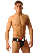 Fist Logo Jock Strap -Black