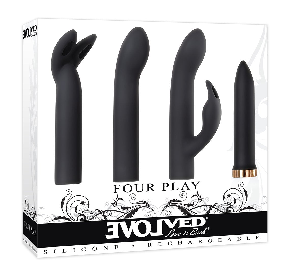Four Play Luxury Rechargeable Bullet Set