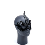 Cecilio Leather Designs Fantasy Unicorn Mask - Black