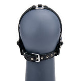 Ball Gag Head Harness With Black Ball