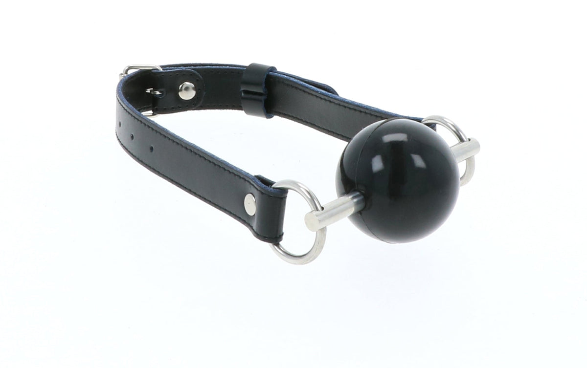 Ball Gag Hardball Mouth Gag Leather Strap