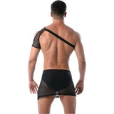 TOF Circuit Mesh Shoulder Harness Black-Black-Xs-S-M