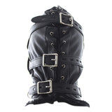 Bondage Hood w/ Cock Gag Black