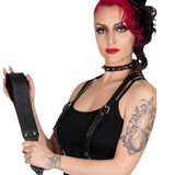 Croc Embossed Leather Spanking Belt M2O