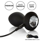 Power Gem Vibrating Crystal Butt-Plug