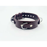 38mm Wide Strap Neck Collar With D Ring-Unlined Raw (M2O)