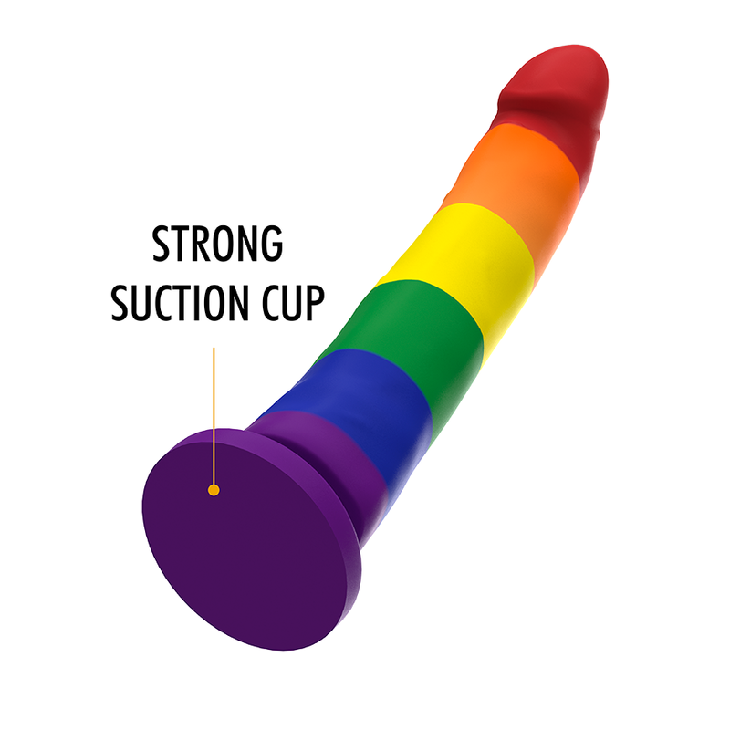 Mythology Devon Pride Dildo-Multi Coloured