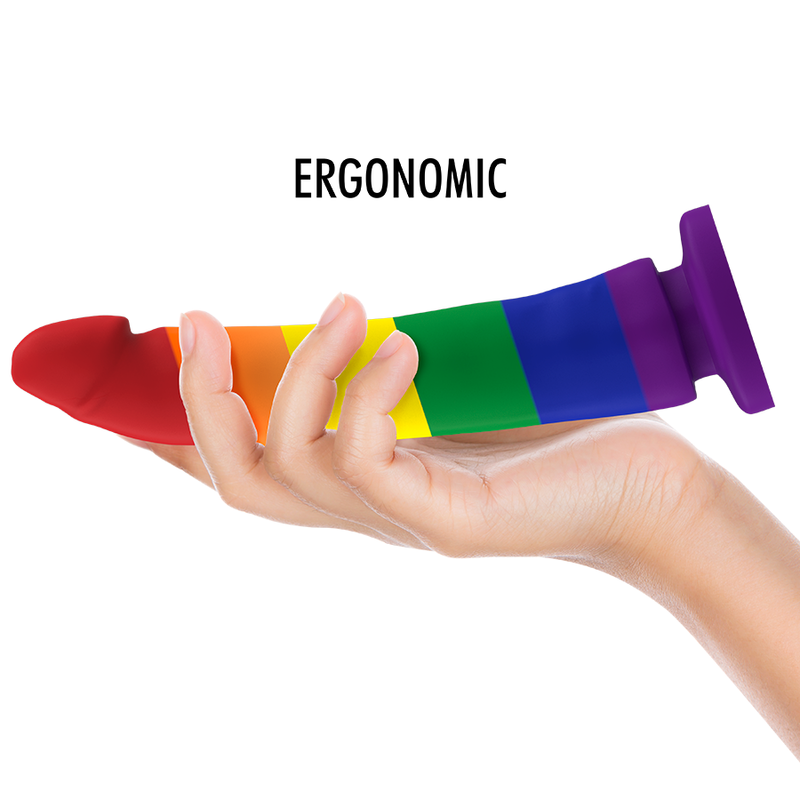 Mythology Devon Pride Dildo-Multi Coloured
