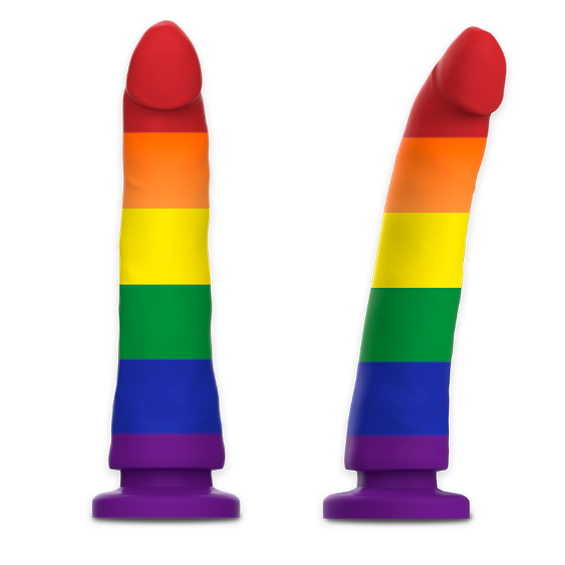 Mythology Devon Pride Dildo-Multi Coloured