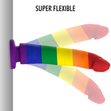 Mythology Devon Pride Dildo-Multi Coloured