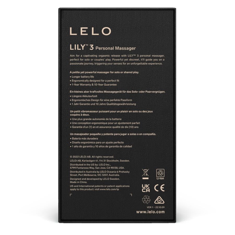 Lelo Lily 3 Personal Massager Purple