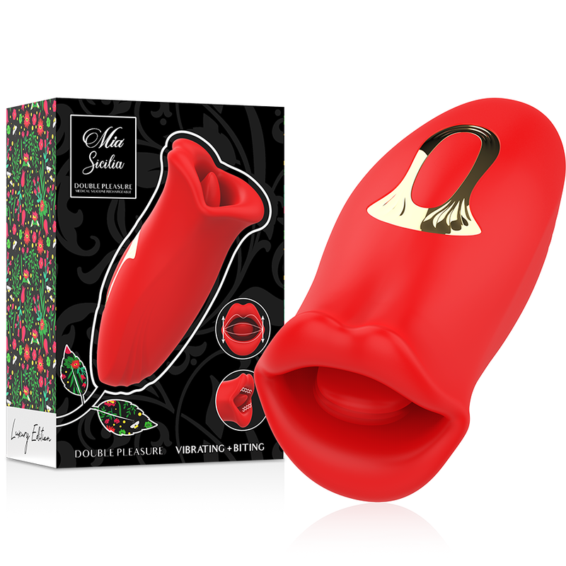 Mia-Sicilia Double Pleasure Vibrating + Biting