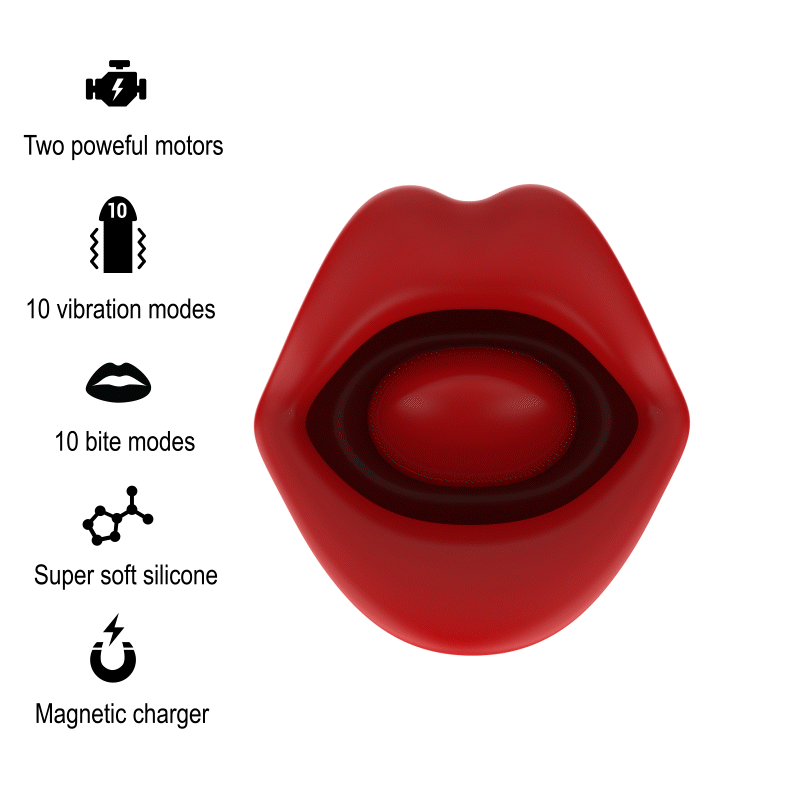 Mia-Sicilia Double Pleasure Vibrating + Biting