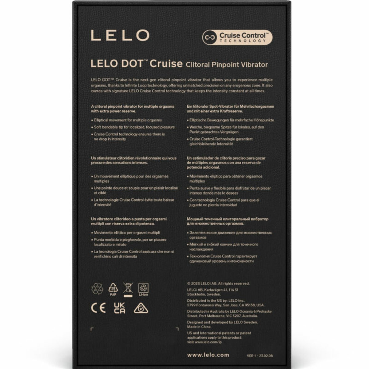 Lelo Dot Clitororal Stimulator Pistachio