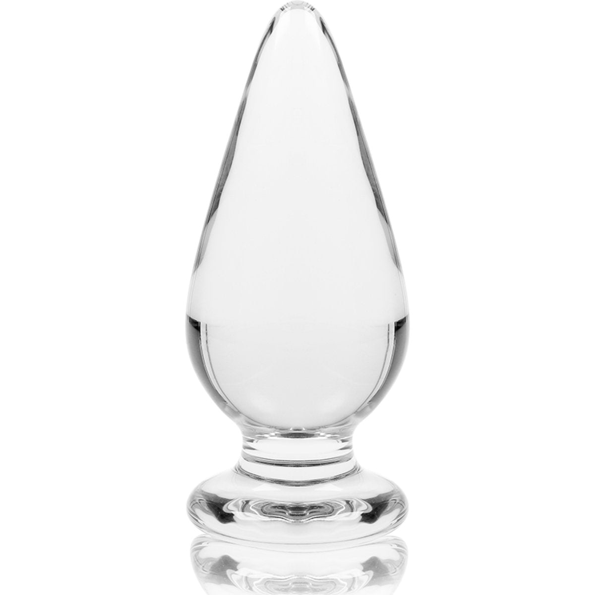 Nebula 4 Clear Glass Butt Plug
