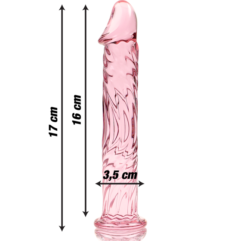 NEBULA 12 Glass Dildo Pink