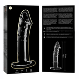 NEBULA 19 Glass Dildo Clear