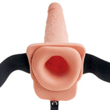 Fetish Fantasy Adjustable Harness Squirting Strap-On W/ Balls