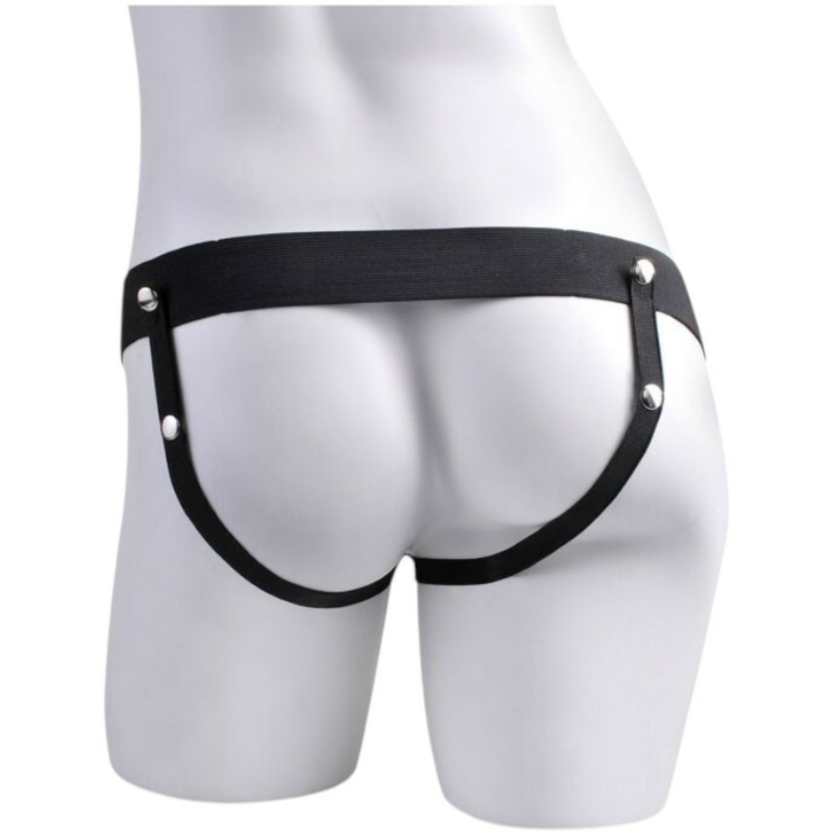 Fetish Fantasy Adjustable Harness Squirting Strap-On W/ Balls