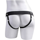 Fetish Fantasy Adjustable Harness Squirting Strap-On W/ Balls