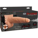 Fetish Fantasy Adjustable Harness Squirting Strap-On W/ Balls