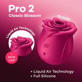 Satisfyer Air Pulse Pro 2 Classic Blossom Clitoral Suction Vibrator