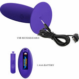 Pretty Love Anal Plug Vibrator & Remote Control